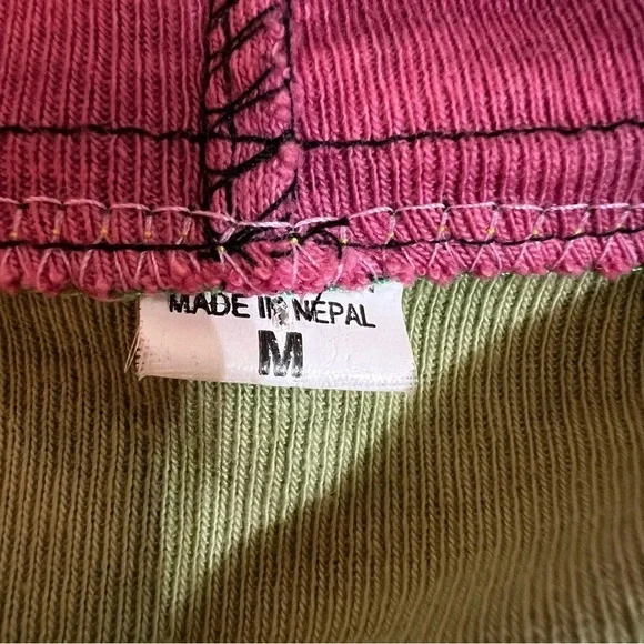 Unbranded Colorful Tie-Dye Zip-Up Hoodie it’s just adorable junior size M - Picture 3 of 3